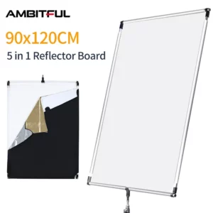 Ambitful Reflector de 90x120cm, 5 en 1